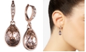 Givenchy Rose Gold-Tone Crystal Drop Earrings